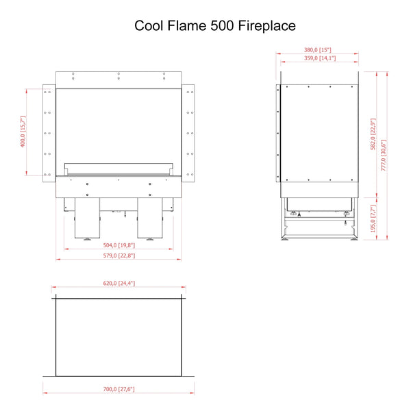 Cool Flame 500 – Vanndamp – Tresidig