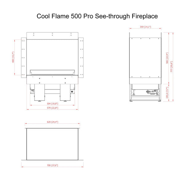Cool Flame 500 – Vanndamp – Romdeler