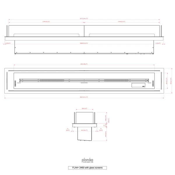 Innebygd profil 2490 – FLA4/FLA4+