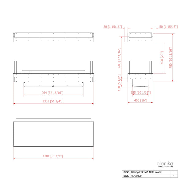 Forma 1200 – Innebygd biopeis – Island