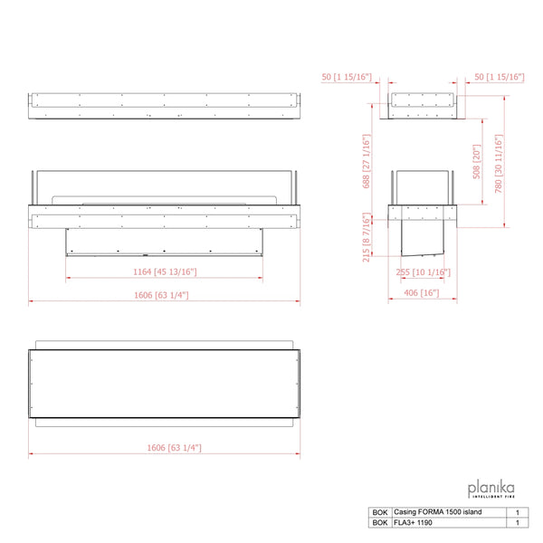 Forma 1500 – Innebygd biopeis – Island
