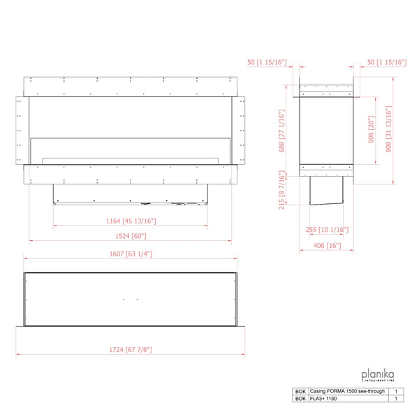 Forma 1500 – Innebygd biopeis – Tunnel
