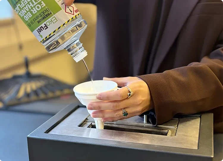 heller bioetanol med trakt