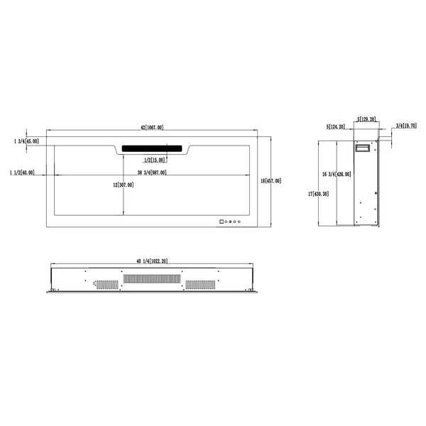 Evermore – Innebygd Elektrisk peis