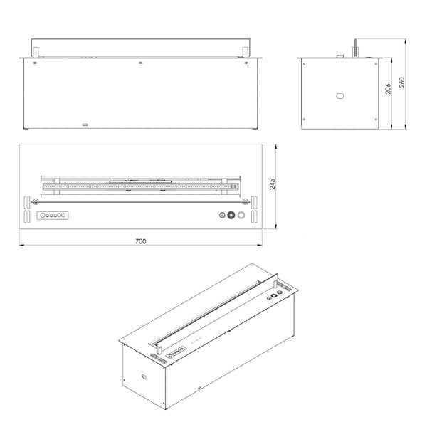 Fjernstyrt BEV Brenner 700
