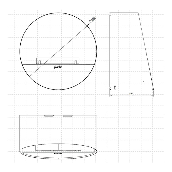 Bubble Wall – Vegghengt biopeis