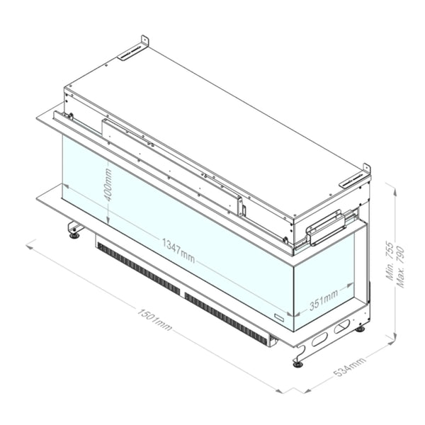 e-Matrix Linear 1300-400 III - Vanndamp Peis