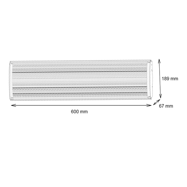 Heatbar – 1000W terrassevarmer