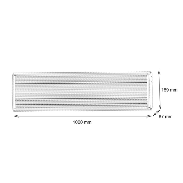 Heatbar – 1800W terrassevarmer