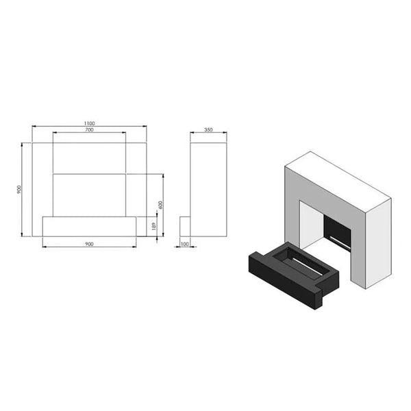 Hauptmann OMC 600 – Hvit