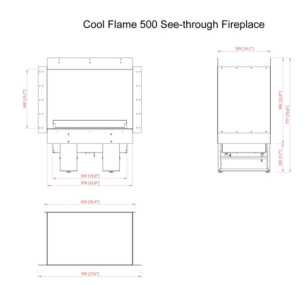 Cool Flame 500 – Vanndamp – Romdeler