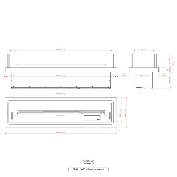 Innebygd profil 1490 – FLA4/FLA4+