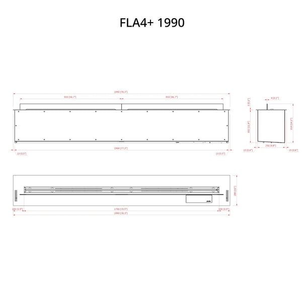 FLA4+ 1990 – Automatisk bioetanolbrenner