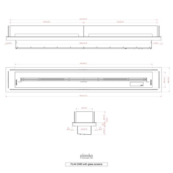 Innebygd profil 2490 – FLA4/FLA4+
