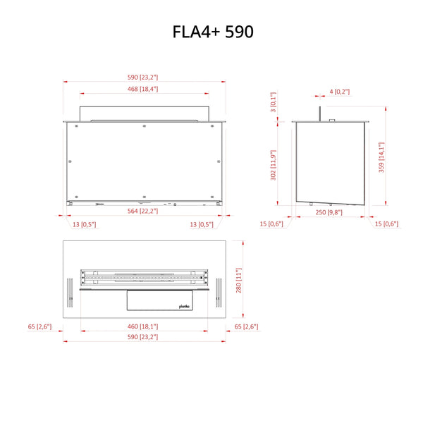 FLA4+ 590 – Automatisk bioetanolbrenner