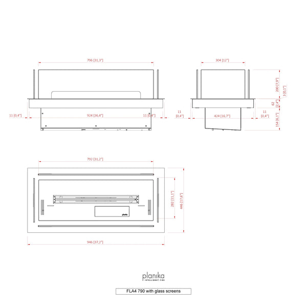Innebygd profil 790 – FLA4/FLA4+