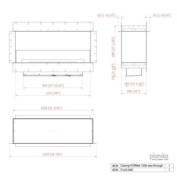 Forma 1200 – Innebygd biopeis – Tunnel