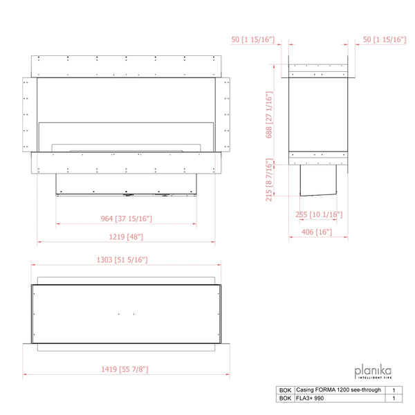 Forma 1200 – Innebygd biopeis – Tunnel