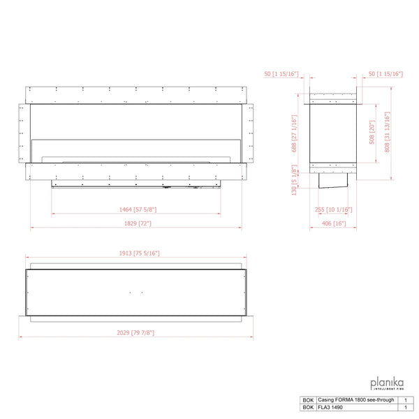 Forma 1800 – Innebygd biopeis – Tunnel
