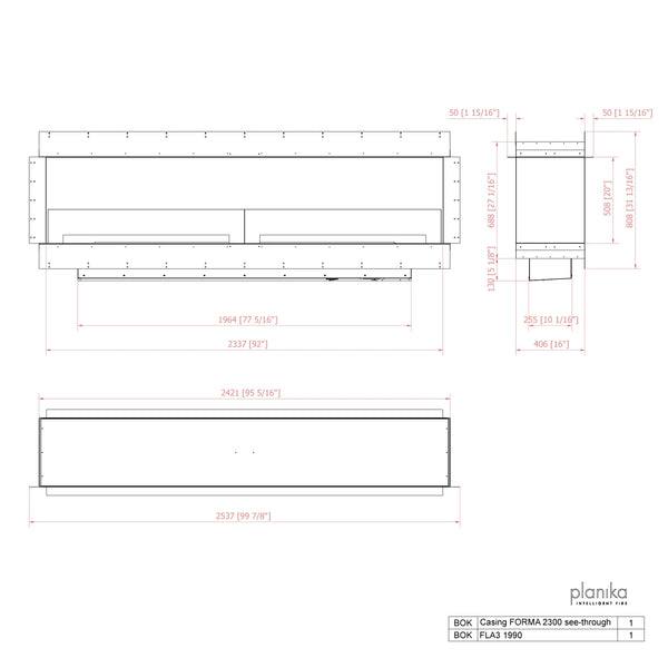 Forma 2300 – Innebygd biopeis – Tunnel