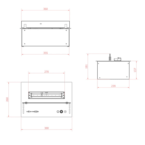 Senso – Automatisk bioetanolbrenner