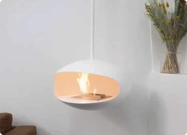  hvit Cocoon bioetanolpeis 