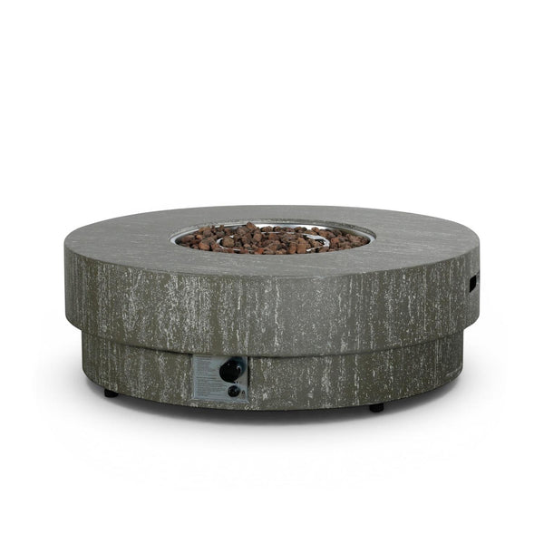 Estate Round 105 Dark Travertine – Rund gasspeisbord