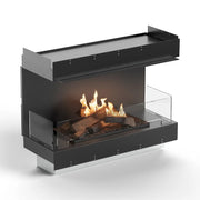 Flogs Box 1000 Three-Sided - Bioethanol Fireplace