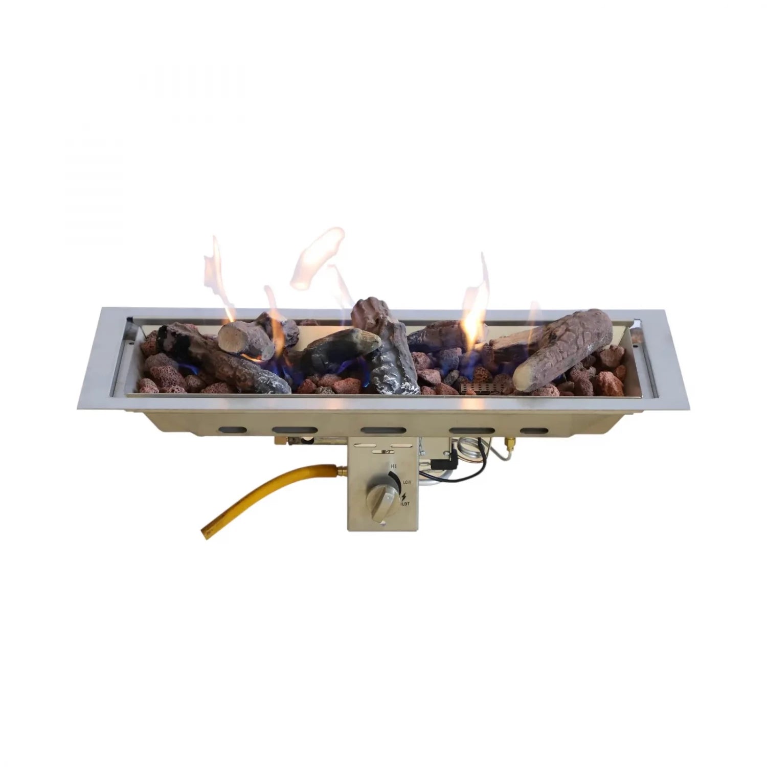 Rektangulær gassbrenner - 67 cm