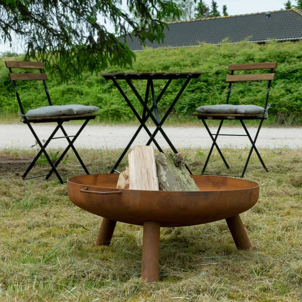 Oman corten stål brannskål Ø60