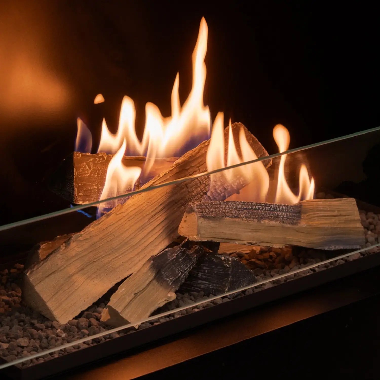 Flogs Box 800 Right Corner - Bioethanol Fireplace