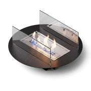Bioethanol Burner Assembly 497 - Outdoor burner with glass and profile