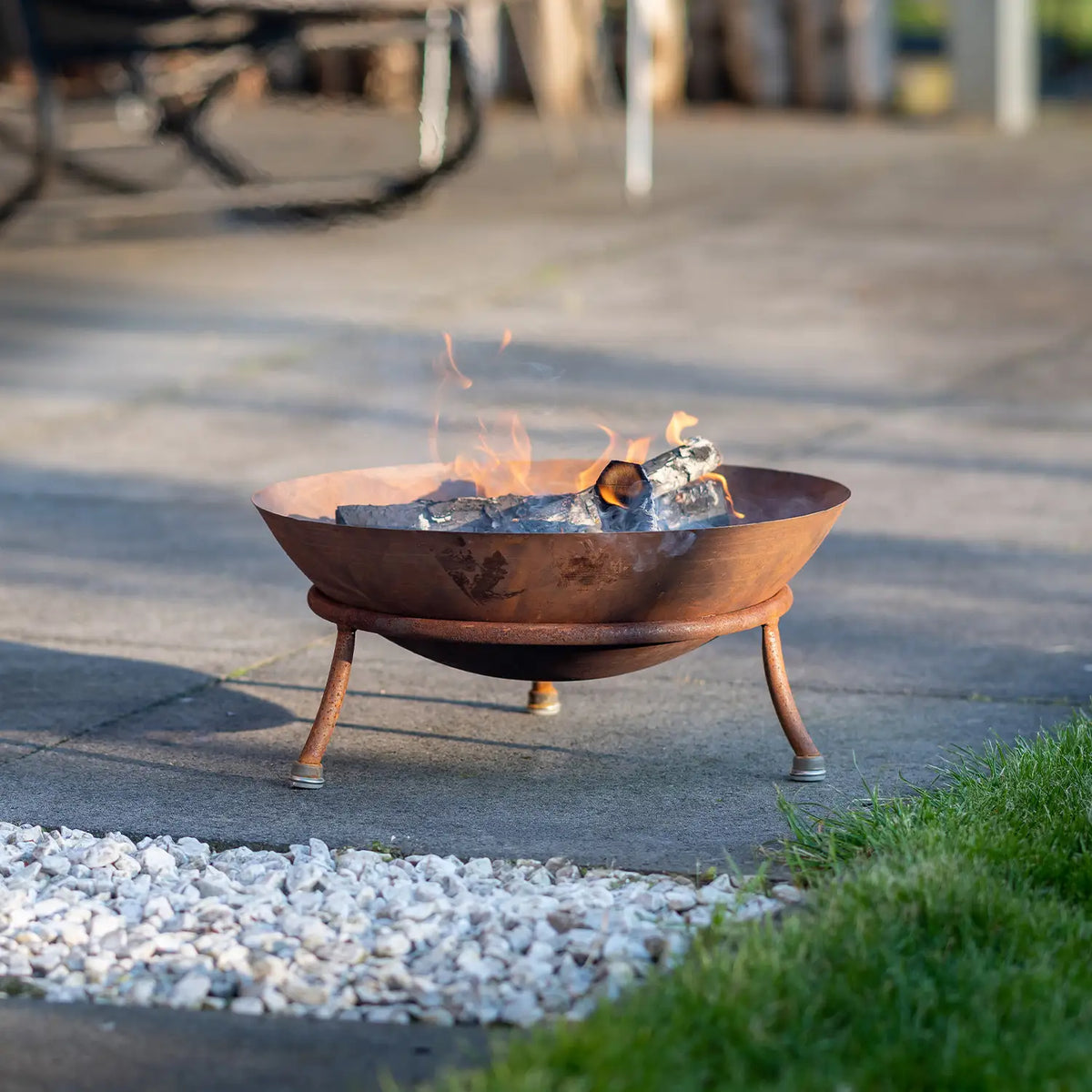 Tulsa corten stål bålpanne