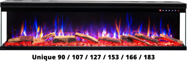 Unique 166 cm – Innebygd Elektrisk peis