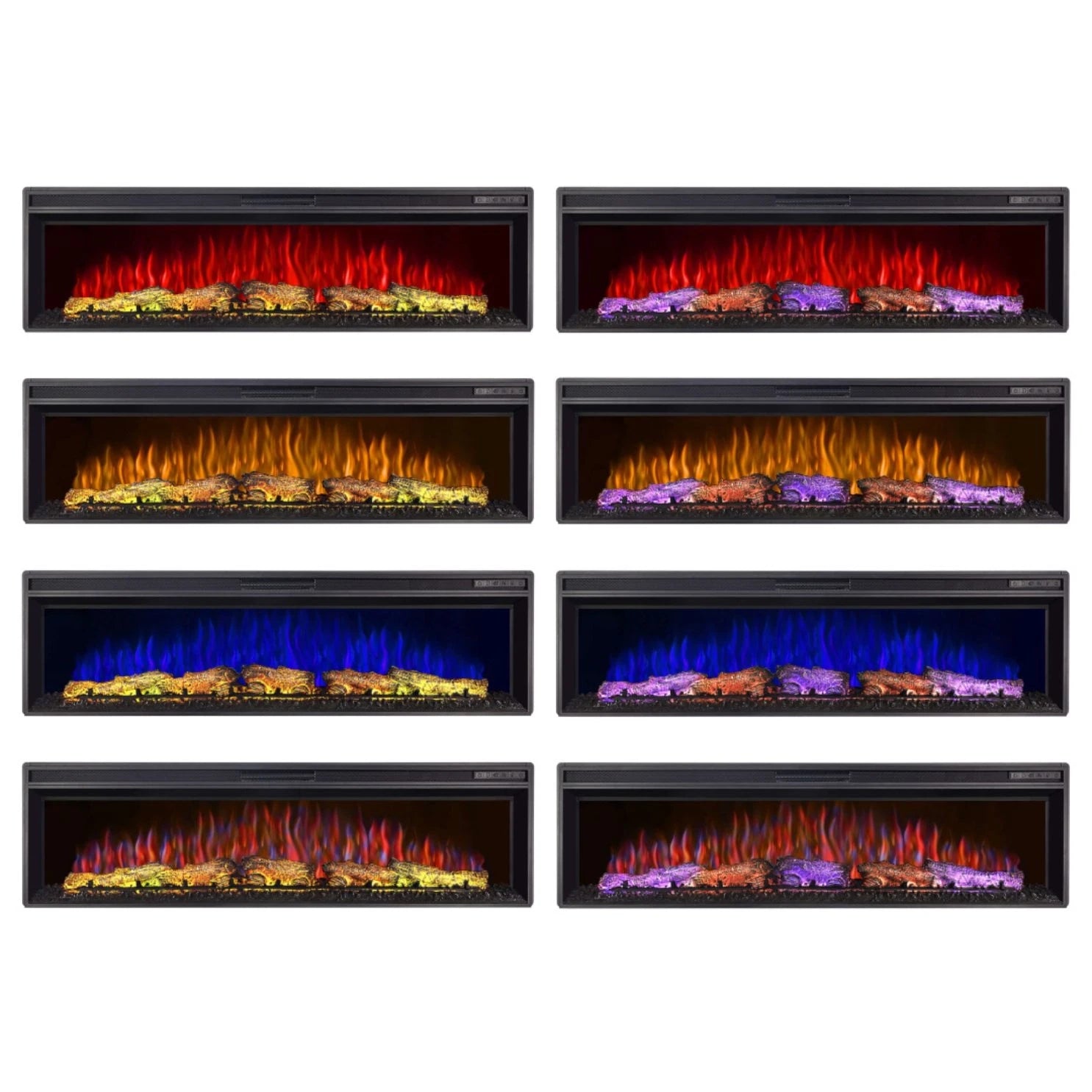 AF60 Multicolor – Elektrisk Peisinnsats
