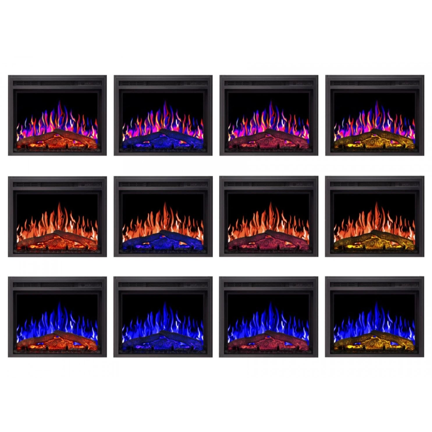 AF24 Multicolor – Elektrisk Peisinnsats