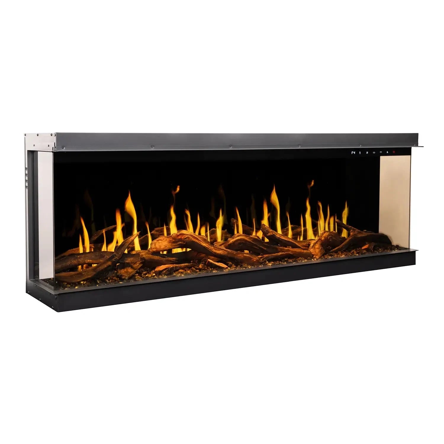 Gold 152 cm – Innebygd Elektrisk peis