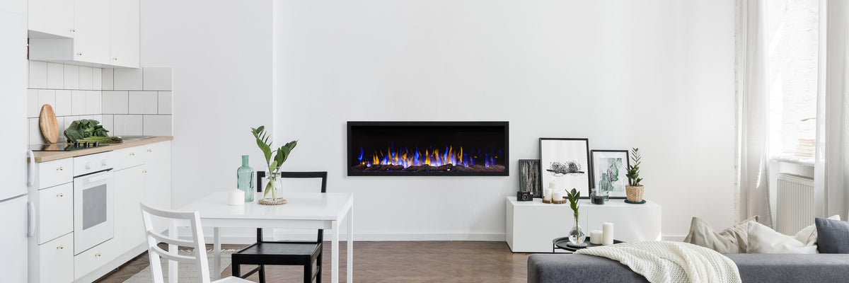 Pride Slim 115 cm – Innebygd Elektrisk peis
