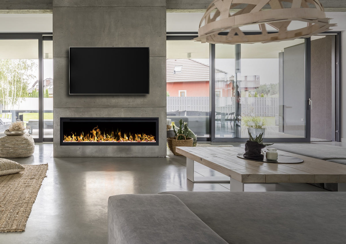 Royal Electric Fireplace 100" -  254 cm Wall-mounted Fireplace