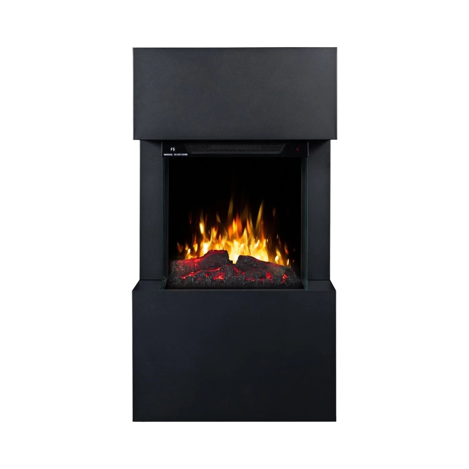 Texel Electric Fireplace - Black