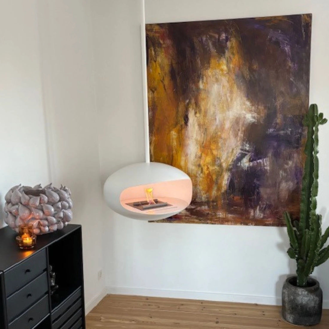 Cocoon Aeris – Matt Hvit m. Hvit Stang