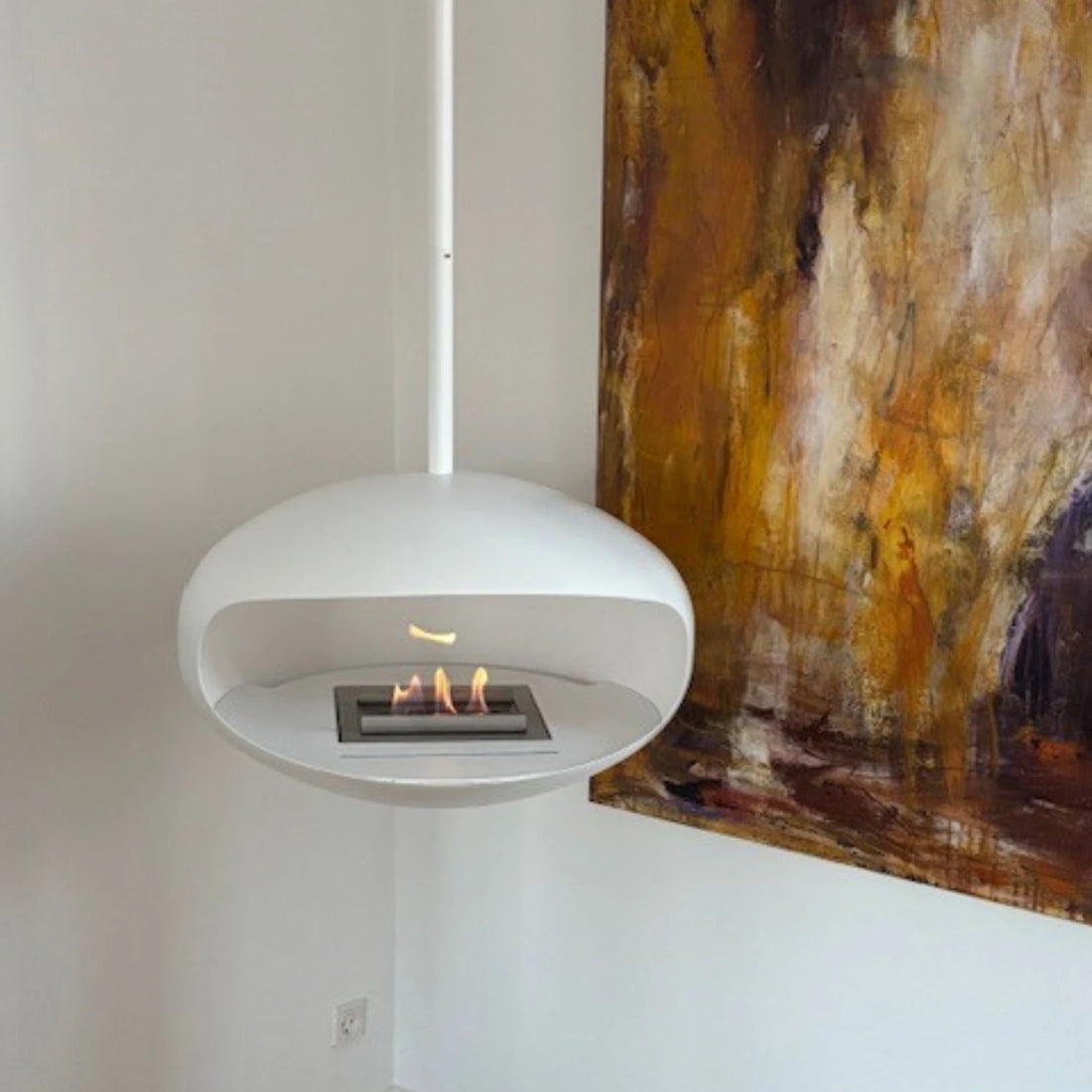 Cocoon Aeris – Matt Hvit m. Hvit Stang