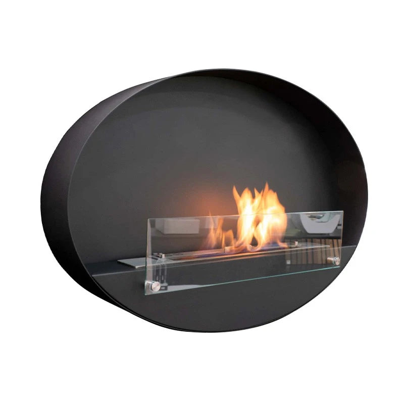 Maryland Oval vegghengt biopeis – Svart