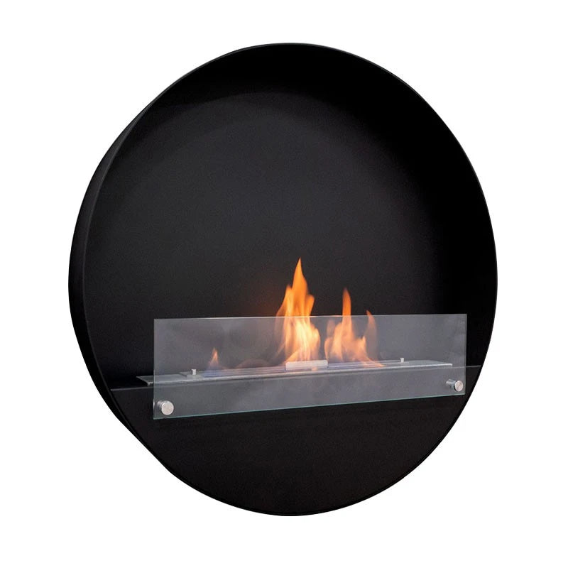 Delaware XL Vegghengt biopeis – Svart – 80 cm