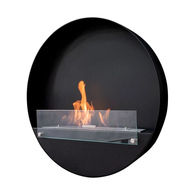 Delaware XL Vegghengt biopeis – Svart – 80 cm