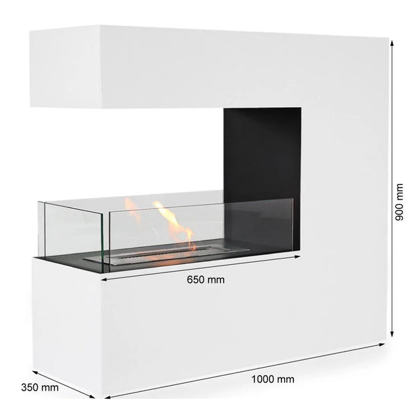 Topeka Gulvbiopeis – Hvit