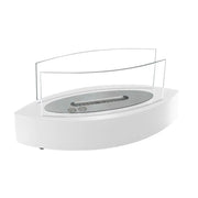 Oval bordbiopeis – Hvit
