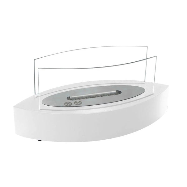 Oval bordbiopeis – Hvit