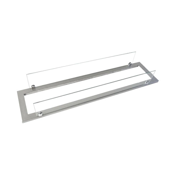Stålramme med glass til Superior brenner – 80 cm