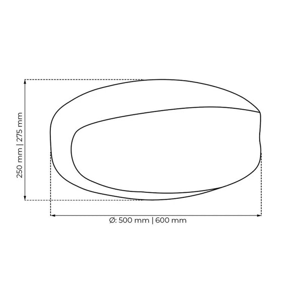 UFO – Vegghengt biopeis